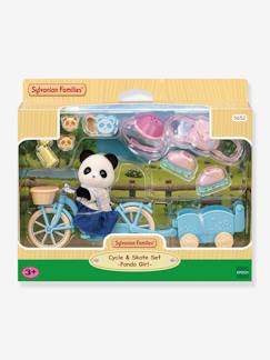 Juguetes-Juegos de imaginación-La niña Panda, su bici y su remolque - SYLVANIAN FAMILIES