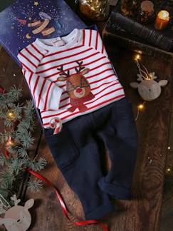 Bebé-Estuche regalo de Navidad con sudadera y pantalón para bebé