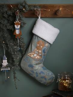 Textil Hogar y Decoración-Decoración-Pequeña decoración-Calcetín de Navidad Zorro Escandinavo