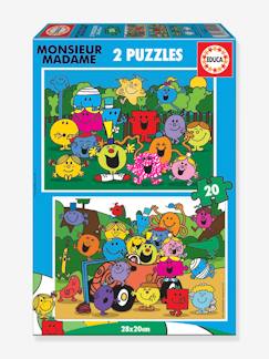 Juguetes-2 puzzles de 20 piezas - Don y Doña - EDUCA