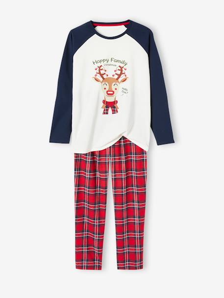Pijama especial Navidad cápsula familia, para hombre crudo 