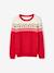 Jersey jacquard adulto especial Navidad cápsula familia rojo+verde pino 