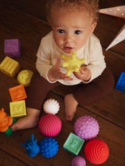Juguetes- Primera edad- Primeras manipulaciones-Estuche de 20 piezas sensoriales - INFANTINO