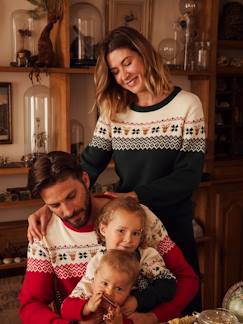 Ropa Premamá-Jerséis y chaquetas embarazo-Jersey jacquard adulto especial Navidad cápsula familia
