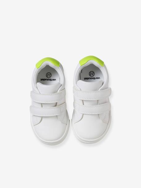 Zapatillas deportivas con tiras autoadherentes para bebé blanco 