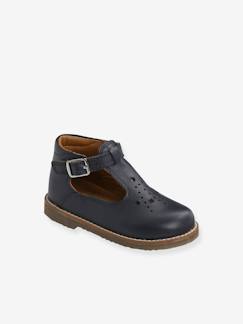 Calzado-Calzado bebé (17-26)-El bebé camina niña (19-26)-Botas y botas de agua-Sandalias de piel para bebé
