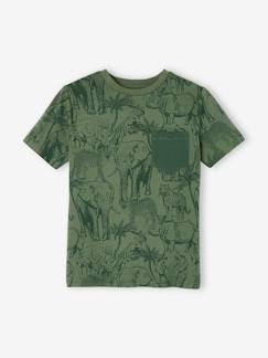 Niño-Camiseta de manga corta con motivos gráficos, para niño