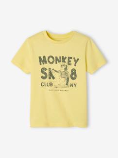 Niño-Camiseta de manga corta con mensaje niño
