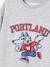 Sudadera deportiva con motivo del equipo Portland para niño gris jaspeado 