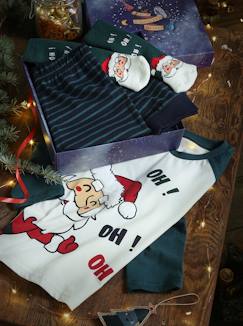 Niño-Estuche de Navidad pijama + calcetines, niño