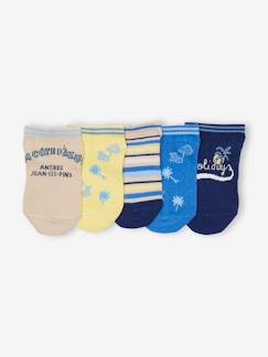 Niño-Ropa interior-Calcetines-Pack de 5 pares de calcetines cortos para niño