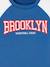 Sudadera deportiva «colorblock» del equipo de Brooklyn para niño azul eléctrico 
