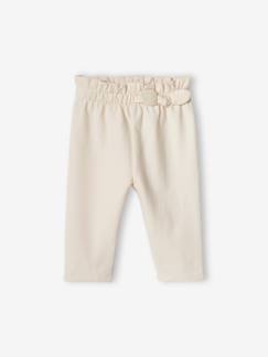 Bebé-Pantalones, vaqueros -Pantalón de felpa con cintura elástica, para bebé