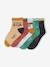 Pack de 5 pares de calcetines «Dinosaurio» para niño naranja 