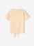 Camiseta deportiva con motivo de brillantes y bajo anudado, para niña crudo 