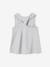 Camiseta sin mangas deportiva, para niña gris jaspeado 