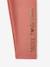 Legging deportivo con inscripción metalizada en la pernera, para niña arcilla+GRIS OSCURO JASPEADO+ROSA CLARO LISO 