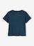 Camiseta con motivo con flecos y detalles irisados para niña albaricoque+azul claro+rayas azul marino+tinta+verde almendra 