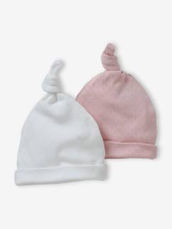 Bebé-Accesorios-Sombreros-Pack de 2 gorros para bebé Oeko Tex®