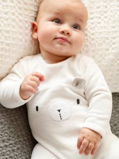 Bebé-Pelele de terciopelo «Oso» para bebé