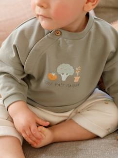 Bebé-Sudaderas, jerséis y chaquetas de punto-Sudadera para bebé con abertura delante