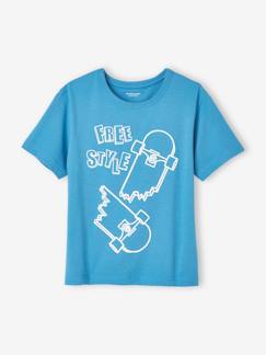Niño-Camisetas y polos-Camisetas-Camiseta con motivo gigante y detalles de tinta con relieve para niño