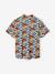 Camisa de manga corta con estampado de flores para niño crudo 