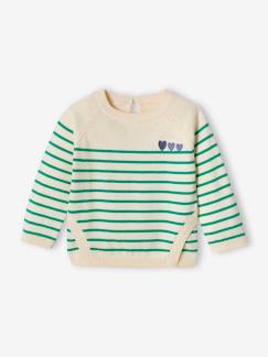 Bebé-Sudaderas, jerséis y chaquetas de punto-Jersey estilo marinero bordado para bebé