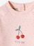Pack de 2 peleles «Cereza» interlock para bebé rosa rosa pálido 