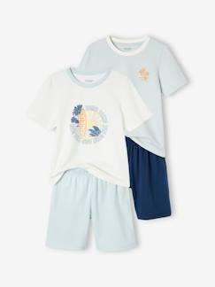 Niño-Pijamas -Pack de 2 pijamas con short «Honolulu» para niño