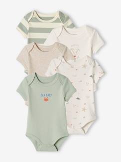 Bebé-Pack de 3 bodies con sisas americanas «Playa» para bebé