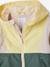 Cortaviento con capucha y efecto colorblock, para niño amarillo pastel+BEIGE CLARO LISO CON MOTIVOS 