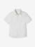 Camisa lisa de manga corta para niño blanco 