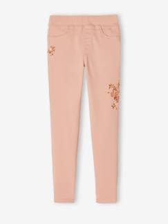 Niña-Pantalones-Treggings bordados MorphologiK para niña, con ancho de caderas Delgado