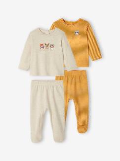 Bebé-Pijamas-Lote de 2 pijamas de punto para bebé niño