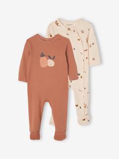 Bebé-Pijamas-Pack de 2 peleles «frutas» para bebé