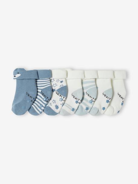 OEKO-TEX®-Bebé-Pack de 7 pares de calcetines «estrellas y zorros» para bebé