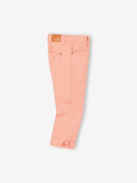 Pantalón pesquero con lacitos para niña AZUL OSCURO LISO+melocotón+ROSA MEDIO LISO 