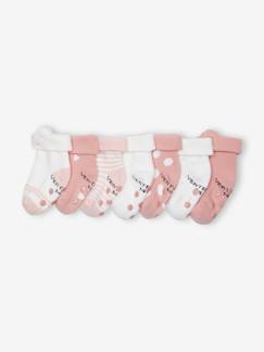 Bebé-Calcetines, leotardos-Lote de 7 pares de calcetines «Gato» para bebé niña