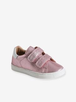 Calzado-Calzado niña (23-38)-Zapatillas de piel con cierre autoadherente para niña, especial autonomía