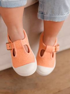 Calzado-Calzado bebé (17-26)-Zapatos tipo babies de lona, para bebé niña