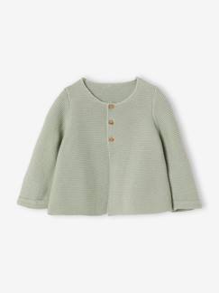Bebé-Sudaderas, jerséis y chaquetas de punto-Chaquetas de punto-Cárdigan de algodón galga fina, bebé