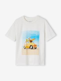 Niño-Camisetas y polos-Camiseta con fotografía de coche para niño.