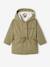 Parka 3 en 1 con cazadora desmontable para bebé caqui 