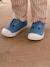 Zapatillas deportivas elásticas de lona para bebé azul jeans+rojo 