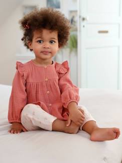 Bebé-Pantalón de gasa de algodón para bebé