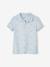 Polo de punto piqué con estampado para niño azul estampado 