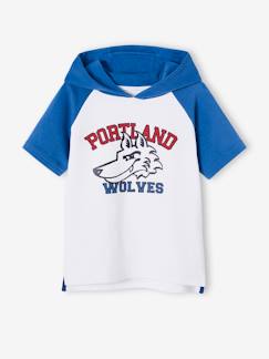 Niño-Jerséis, chaquetas de punto, sudaderas-Sudadera deportiva del equipo Portland de manga corta y con capucha para niño