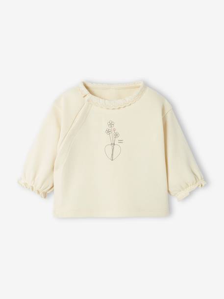 Bebé-Sudaderas, jerséis y chaquetas de punto-Sudadera con abertura delante para bebé