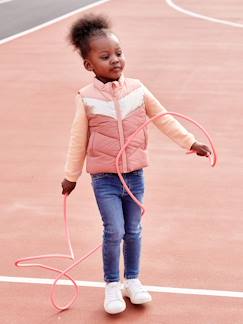 Niña-Ropa deportiva-Chaleco acolchado colorblock para niña